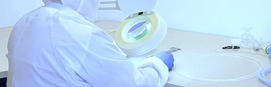 Konfekcjonowanie węży w Strefie Czystej CLEANROOM